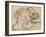 Tête de femme au serpent-Katsushika Hokusai-Framed Premium Giclee Print