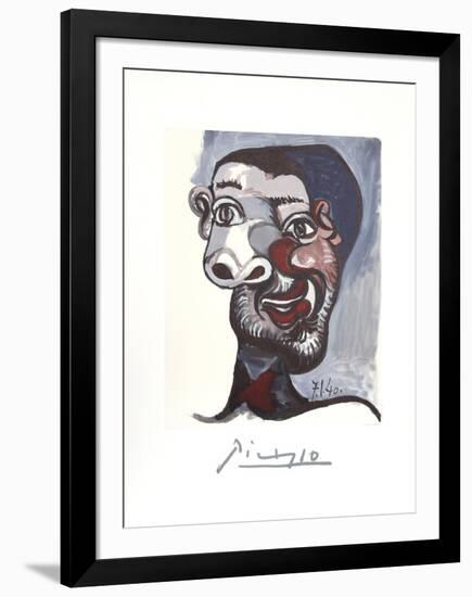 Tete de Homme-Pablo Picasso-Framed Collectable Print