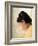 Tete De Jeune Fille, Late 19th Century-Georges Seurat-Framed Giclee Print