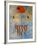Tete de Paysan Catalan, c.1925-Joan Miro-Framed Art Print