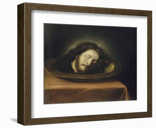 Tête de Saint Jean-Baptiste-Philippe De Champaigne-Framed Giclee Print