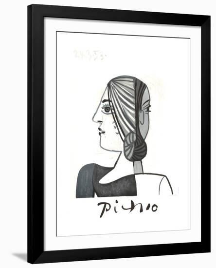 Tete-Pablo Picasso-Framed Collectable Print