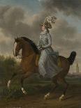 Equestrian Portrait of Wilhelmina of Prussia-Tethart Philip Christian Haag-Framed Art Print