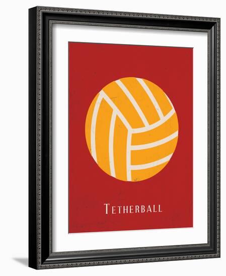 Tetherball-null-Framed Art Print