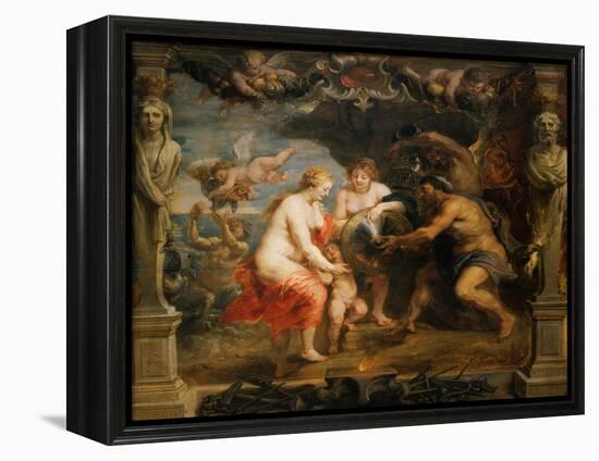 Tethys Bringing Arms to Achilles, 1630-Peter Paul Rubens-Framed Premier Image Canvas