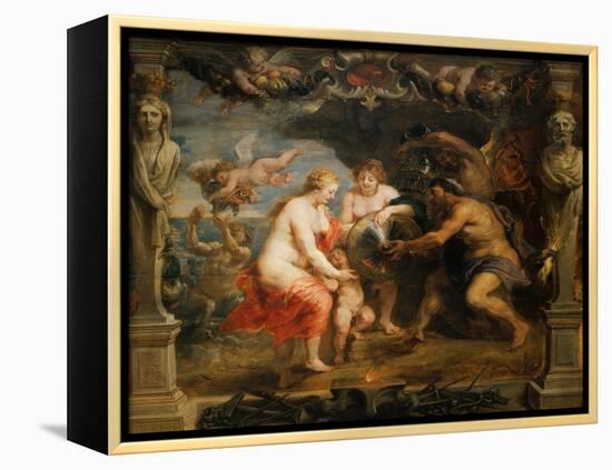 Tethys Bringing Arms to Achilles, 1630-Peter Paul Rubens-Framed Premier Image Canvas