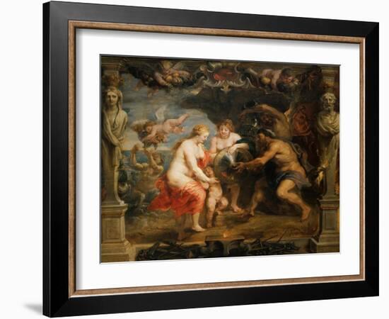 Tethys Bringing Arms to Achilles, 1630-Peter Paul Rubens-Framed Giclee Print