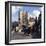 Tetley Shire Horses and Dray in Front of Micklegate Bar, York, North Yorkshire, 1969-Michael Walters-Framed Photographic Print