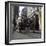 Tetley Shire Horses in the Shambles, York, North Yorkshire, 1969-Michael Walters-Framed Photographic Print