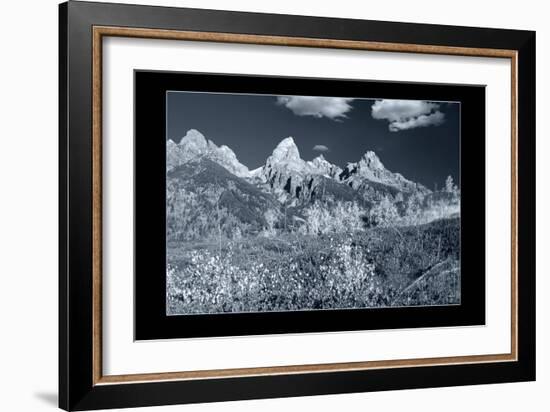 Teton 3 W/Border-Gordon Semmens-Framed Giclee Print