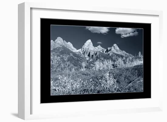 Teton 3 W/Border-Gordon Semmens-Framed Giclee Print