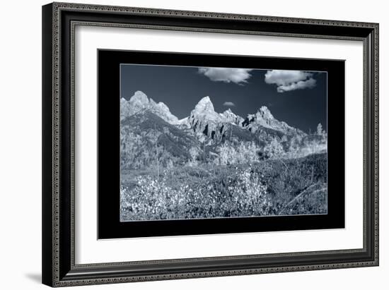 Teton 3 W/Border-Gordon Semmens-Framed Giclee Print