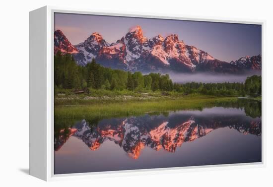 Teton Awakening-Darren White Photography-Framed Premier Image Canvas