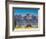 Teton Front Range and Mormon Barn at Sunrise, Grand Teton National Park, Wyoming, Usa-Mark Williford-Framed Photographic Print