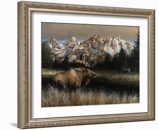 Teton Majesty-Kevin Daniel-Framed Art Print