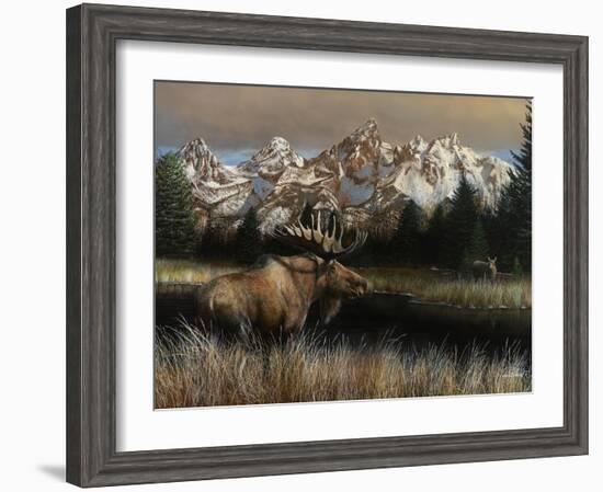 Teton Majesty-Kevin Daniel-Framed Art Print