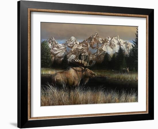 Teton Majesty-Kevin Daniel-Framed Art Print