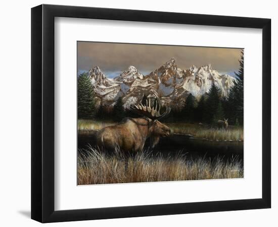 Teton Majesty-Kevin Daniel-Framed Art Print