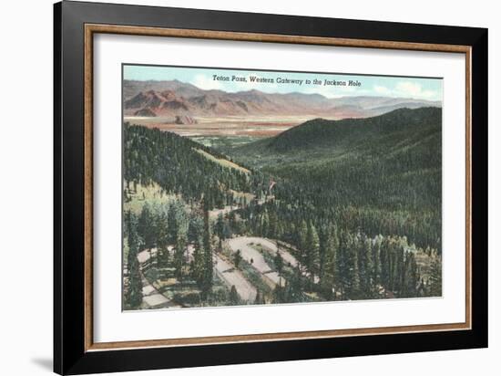 Teton Pass, Gateway to Jackson Hole-null-Framed Art Print