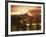 Teton Range at Sunset, Grand Teton National Park, Wyoming, USA-Adam Jones-Framed Photographic Print