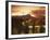 Teton Range at Sunset, Grand Teton National Park, Wyoming, USA-Adam Jones-Framed Photographic Print