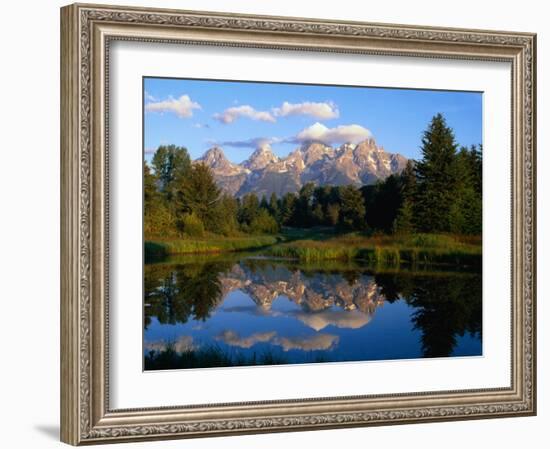 Teton Range, Grand Teton National Park, USA-John Elk III-Framed Photographic Print