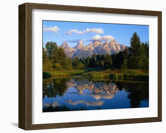 Teton Range, Grand Teton National Park, USA-John Elk III-Framed Photographic Print