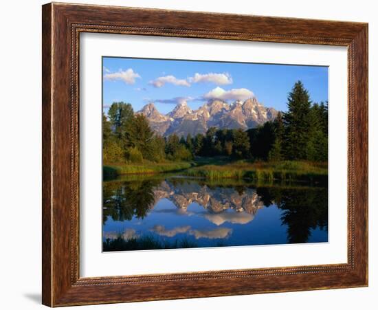 Teton Range, Grand Teton National Park, USA-John Elk III-Framed Photographic Print