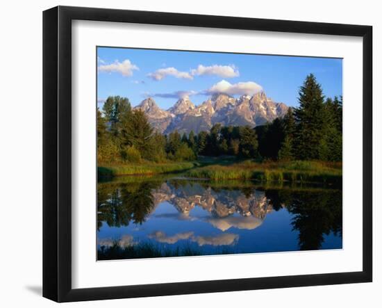 Teton Range, Grand Teton National Park, USA-John Elk III-Framed Photographic Print