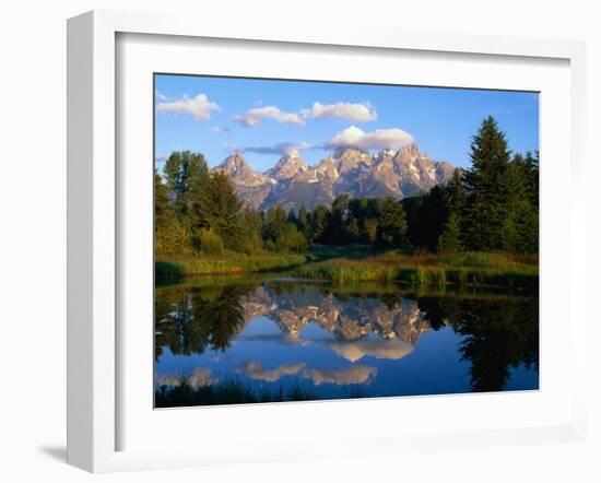 Teton Range, Grand Teton National Park, USA-John Elk III-Framed Photographic Print