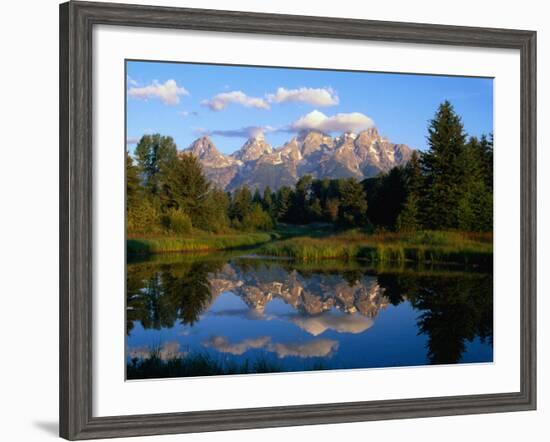 Teton Range, Grand Teton National Park, USA-John Elk III-Framed Photographic Print