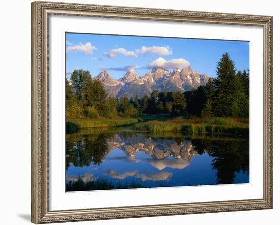 Teton Range, Grand Teton National Park, USA-John Elk III-Framed Photographic Print