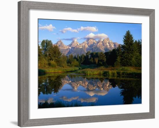 Teton Range, Grand Teton National Park, USA-John Elk III-Framed Photographic Print