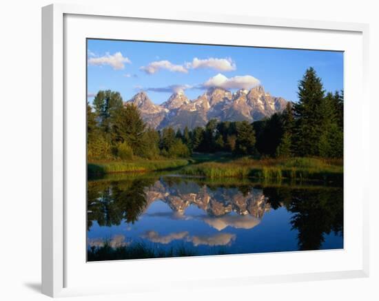 Teton Range, Grand Teton National Park, USA-John Elk III-Framed Photographic Print