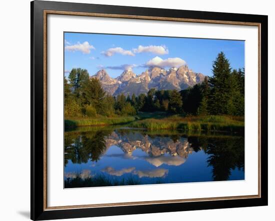 Teton Range, Grand Teton National Park, USA-John Elk III-Framed Photographic Print