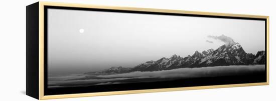 Teton Range Grand Teton National Park Wy Usa-null-Framed Premier Image Canvas