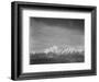 Tetons From Signal Mt View Valley & Snow-Capped Mts Low Horizons Grand Teton NP Wyoming 1933-1942-Ansel Adams-Framed Art Print