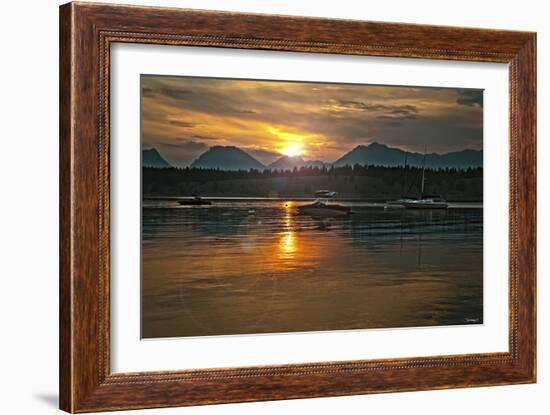 Tetons Jackson lake-Gordon Semmens-Framed Photographic Print