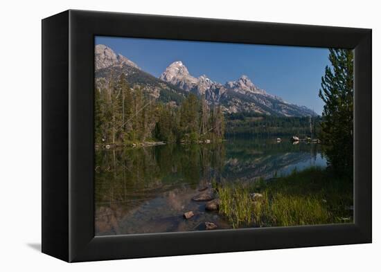 Tetons Tagert Lake-Gordon Semmens-Framed Premier Image Canvas