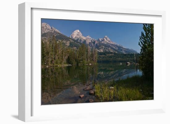 Tetons Tagert Lake-Gordon Semmens-Framed Photographic Print