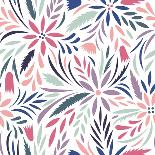 Seamless Floral Pattern. Vector Floral Background-tets-Art Print
