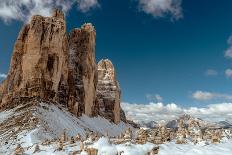 Beautiful Mountain Lake in Dolomites-Tetyana Kochneva-Photographic Print