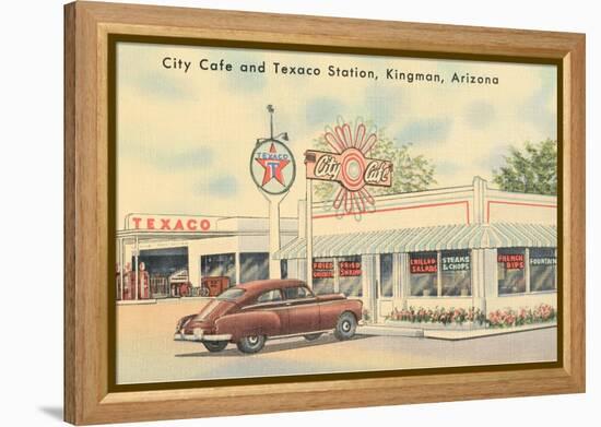 Texaco Station, Kingman, Arizona, Route 66-null-Framed Stretched Canvas