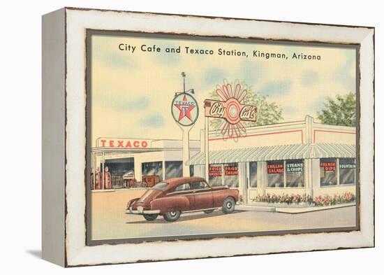 Texaco Station, Kingman, Arizona, Route 66-null-Framed Stretched Canvas