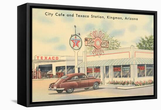 Texaco Station, Kingman, Arizona, Route 66-null-Framed Stretched Canvas