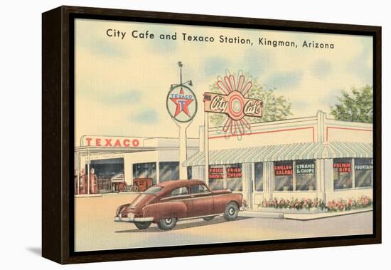 Texaco Station, Kingman, Arizona, Route 66-null-Framed Stretched Canvas