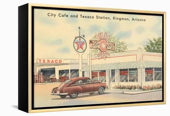 Texaco Station, Kingman, Arizona, Route 66-null-Framed Stretched Canvas