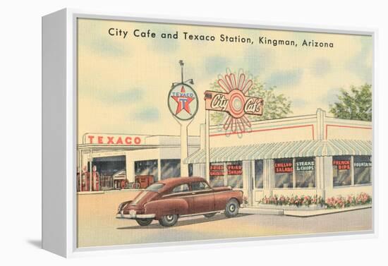 Texaco Station, Kingman, Arizona, Route 66-null-Framed Stretched Canvas