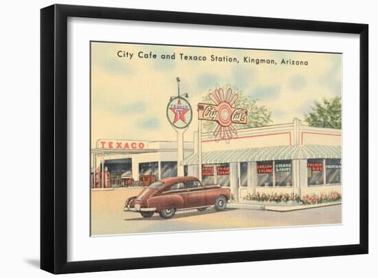 Texaco Station, Kingman, Arizona, Route 66-null-Framed Art Print