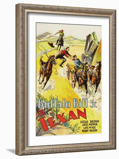 Texan-null-Framed Art Print